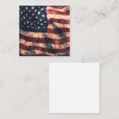 Verenigde Staten Flag Graphic Notitiekaartje (Voorkant / Achterkant)