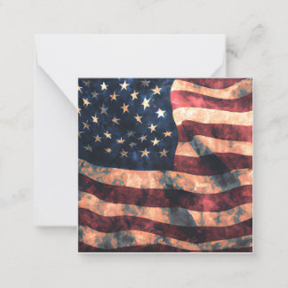  Verenigde Staten Flag Graphic Notitiekaartje