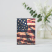  Verenigde Staten Flag Graphic Visitekaartje (Staand voorkant)