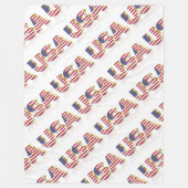 Verenigde Staten Fleece Deken (Voorkant)