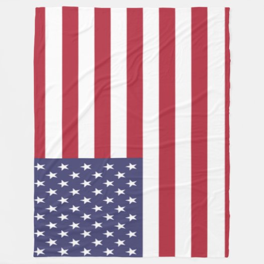 Verenigde Staten Fleece Deken (Voorkant)