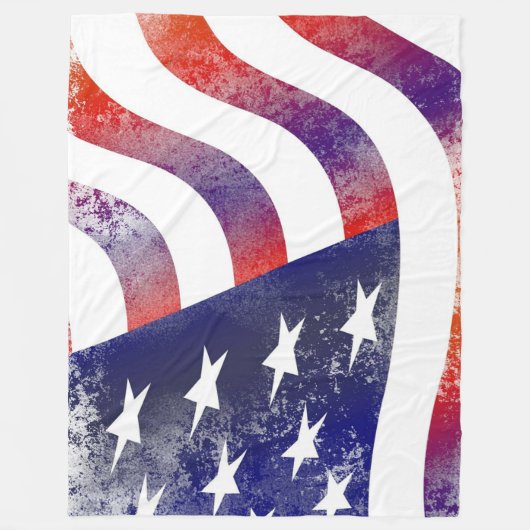 Verenigde Staten Fleece Deken (Voorkant)