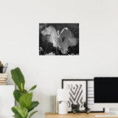 Verenigde Staten, Florida, Great Egret (Ardea alba Poster (Thuiskantoor)