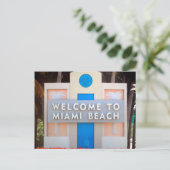 Verenigde Staten - Florida - Miami Beach - Welkoms Briefkaart (Staand voorkant)