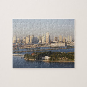 Verenigde Staten, Florida, Miami, Cityscape met ku Legpuzzel