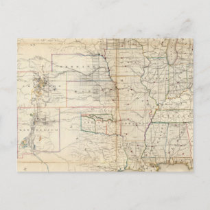Verenigde Staten, gebieden Briefkaart