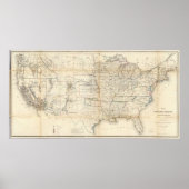 Verenigde Staten, gebieden Poster (Voorkant)