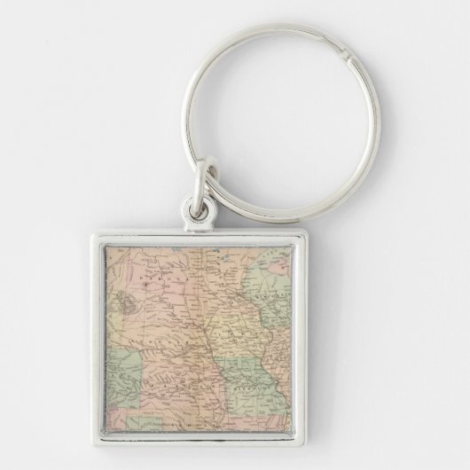 Verenigde Staten, gebieden Sleutelhanger (Voorkant)