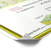 " Verenigde Staten: gedetailleerde kaart 1994/1994 Poster (Hoek)