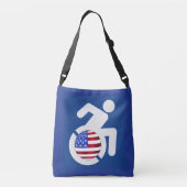 Verenigde Staten Gehandicapten Crossbody Tas (Achterkant)