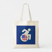 Verenigde Staten Gehandicapten Tote Bag (Achterkant)