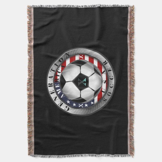 Verenigde Staten Generation X American Soccer Deken (Voorkant Verticaal)