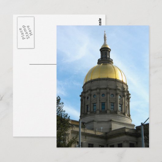 Verenigde Staten - Georgia - Atlanta - Het Capitoo Briefkaart (Voorkant / Achterkant)