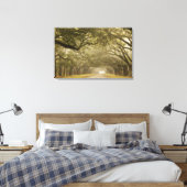 Verenigde Staten, Georgië, Savannah... een met eik Canvas Afdruk (Insitu (Slaapkamer))