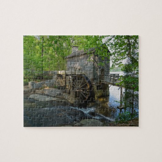 Verenigde Staten, Georgië, Steenberg, Watermolen i Legpuzzel (Horizontaal)