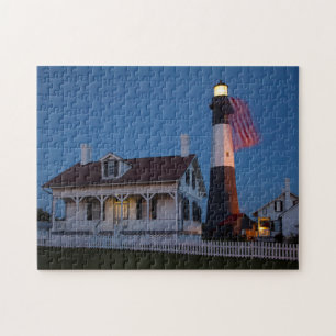 Verenigde Staten, Georgië, Tybee-eiland, vlaggevl Legpuzzel