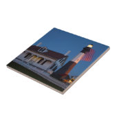 Verenigde Staten, Georgië, Tybee-eiland, vlaggevli Tegeltje (Zijkant)