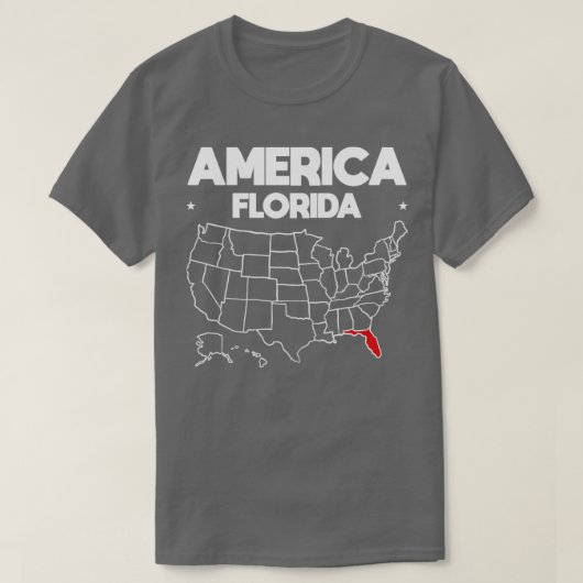 Verenigde Staten gift Florida Staat T-shirt (Design voorkant)