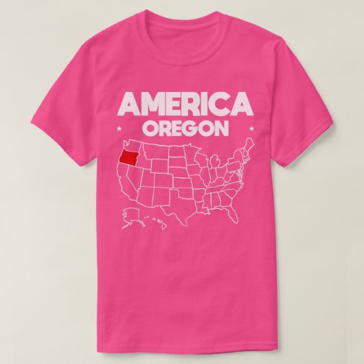 Verenigde Staten gift Oregon State T-shirt (Design voorkant)