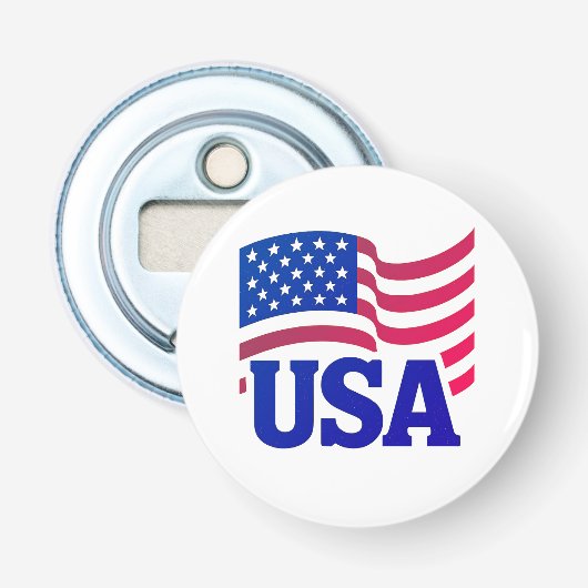 verenigde staten-golf button flesopener (Voorkant)