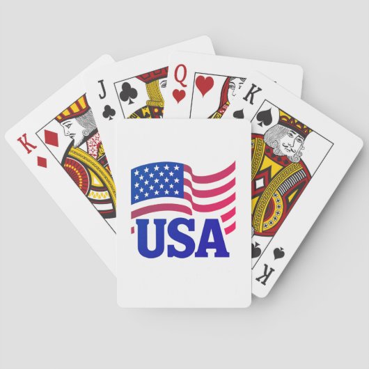 verenigde staten-golf pokerkaarten (Achterkant)