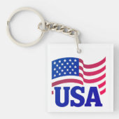 verenigde staten-golf sleutelhanger (voorkant)