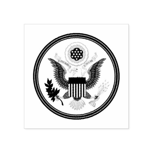 Verenigde Staten Great Seal Rubber Stamp Rubberstempel (Afrduk)