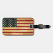 Verenigde Staten  Grunge Flag Bagagelabel (Achterkant horizontaal)