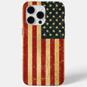 Verenigde Staten  Grunge Flag iPhone 15 Pro Max Hoesje