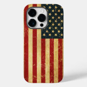 Verenigde Staten  Grunge Flag Case-Mate iPhone Case (Achterkant)