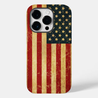 Verenigde Staten Grunge Flag Case-Mate iPhone 14 Pro Hoesje