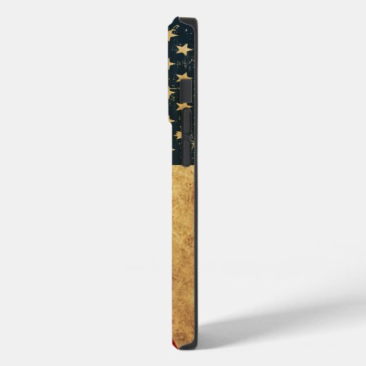 Verenigde Staten  Grunge Flag Case-Mate iPhone Case (Achterkant / Links)