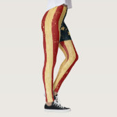 Verenigde Staten  Grunge Flag Leggings (Rechts)
