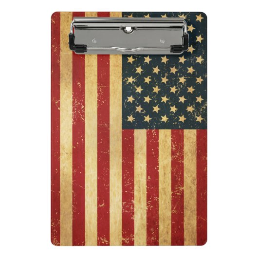 Verenigde Staten  Grunge Flag Mini Klembord (Voorkant)