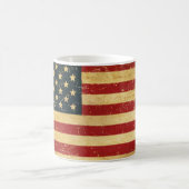 Verenigde Staten Grunge Flag Mok (Center)