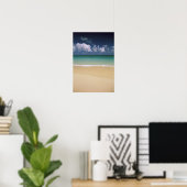 Verenigde Staten, Hawaii. Beach scène Poster (Thuiskantoor)