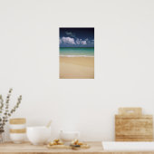 Verenigde Staten, Hawaii. Beach scène Poster (Keuken)
