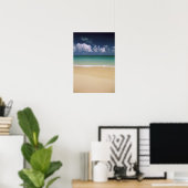 Verenigde Staten, Hawaii. Beach scène Poster (Thuiskantoor)