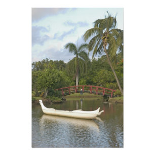 Verenigde Staten, Hawaii, Kauai, Smith Family Luau Foto Afdruk