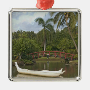 Verenigde Staten, Hawaii, Kauai, Smith Family Luau Metalen Ornament