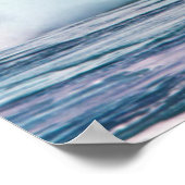 Verenigde Staten, Hawaii, Oahu, Grote golven Poster (Hoek)