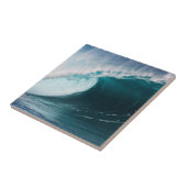 Verenigde Staten, Hawaii, Oahu, Grote golven Tegeltje (Zijkant)