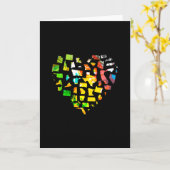 Verenigde Staten Heart Map Kaart (Gele Bloem)