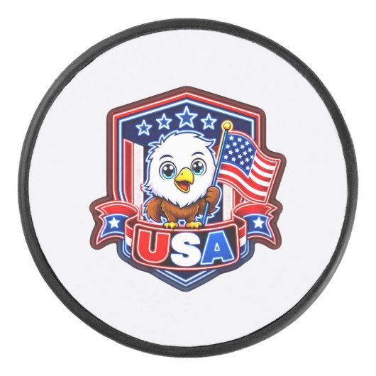 Verenigde Staten Hockey Puck (Voorkant)