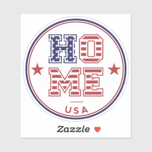 Verenigde Staten Home Sticker (Vel)
