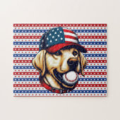 , Verenigde Staten honkbal Labrador Legpuzzel (Horizontaal)