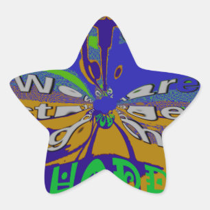 Verenigde Staten Hoop samen sterker Ster Sticker