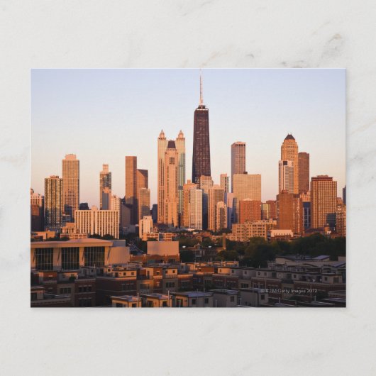 Verenigde Staten, Illinois, Chicago, City skyline Briefkaart (Voorkant)