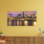 Verenigde Staten, Illinois, Chicago, City skyline  Canvas Afdruk (Insitu (Woonkamer))