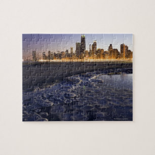 Verenigde Staten, Illinois, Chicago, City skyline Legpuzzel